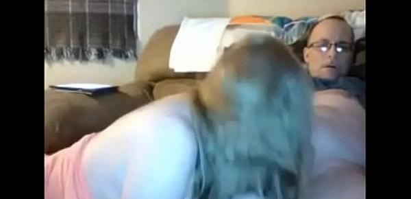  hot granny blonde hairjob and cum in hair long hair hair